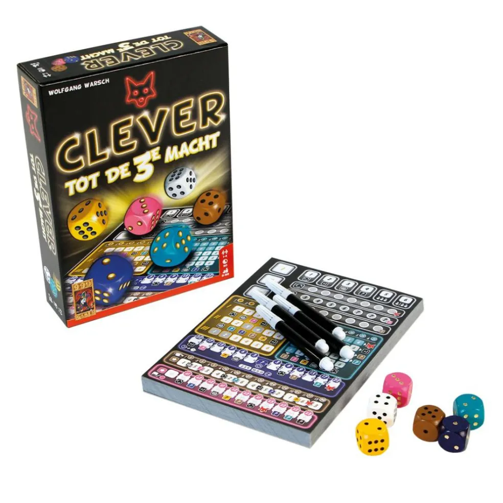 999 Games Clever tot de 3e macht dobbelspel