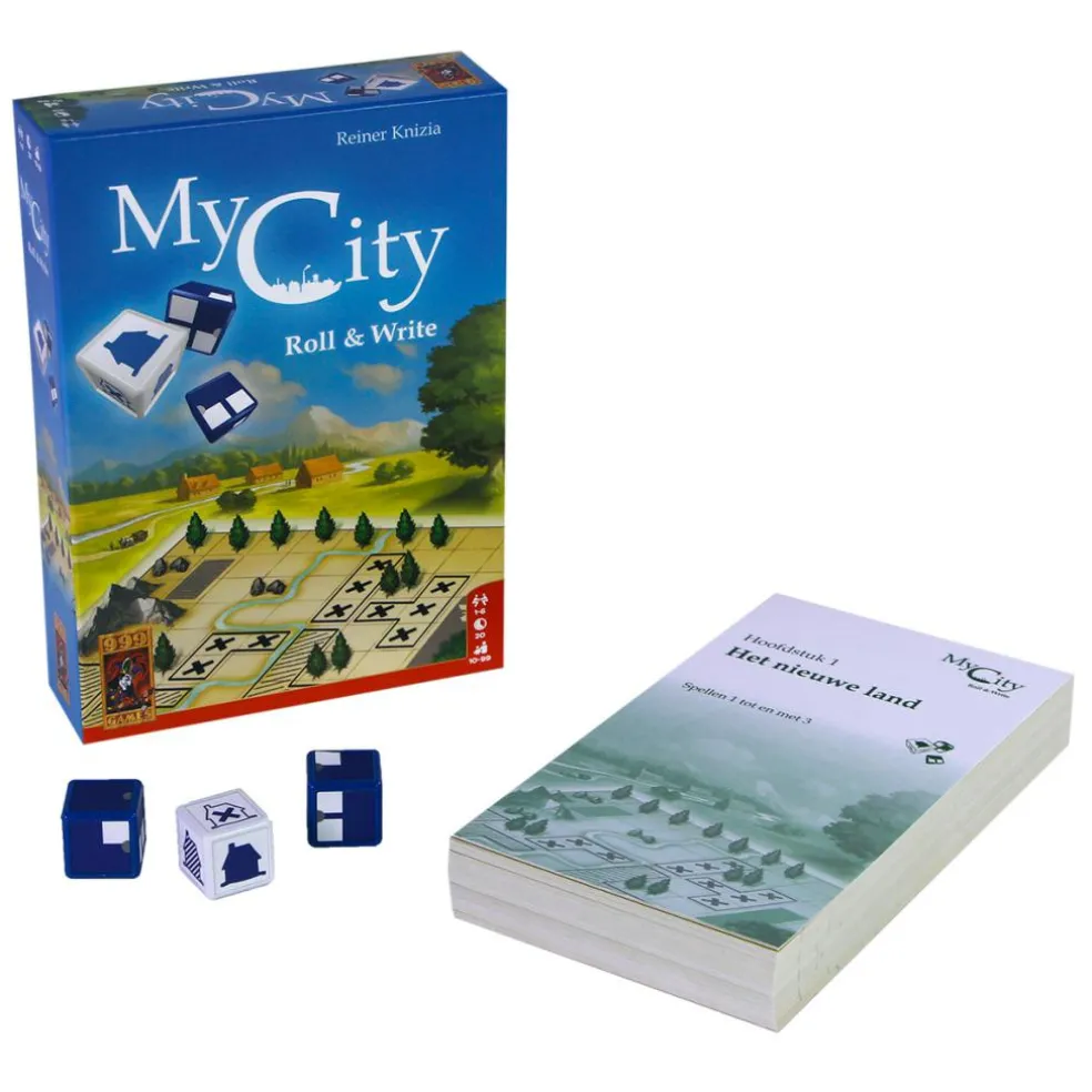 999 Games My City Roll & Write dobbelspel