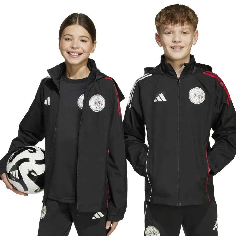 Adidas Ajax Tiro 25 trainingsjack junior black