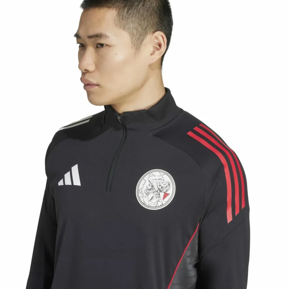 Adidas Ajax Tiro 25 trainingsshirt heren black white bold red