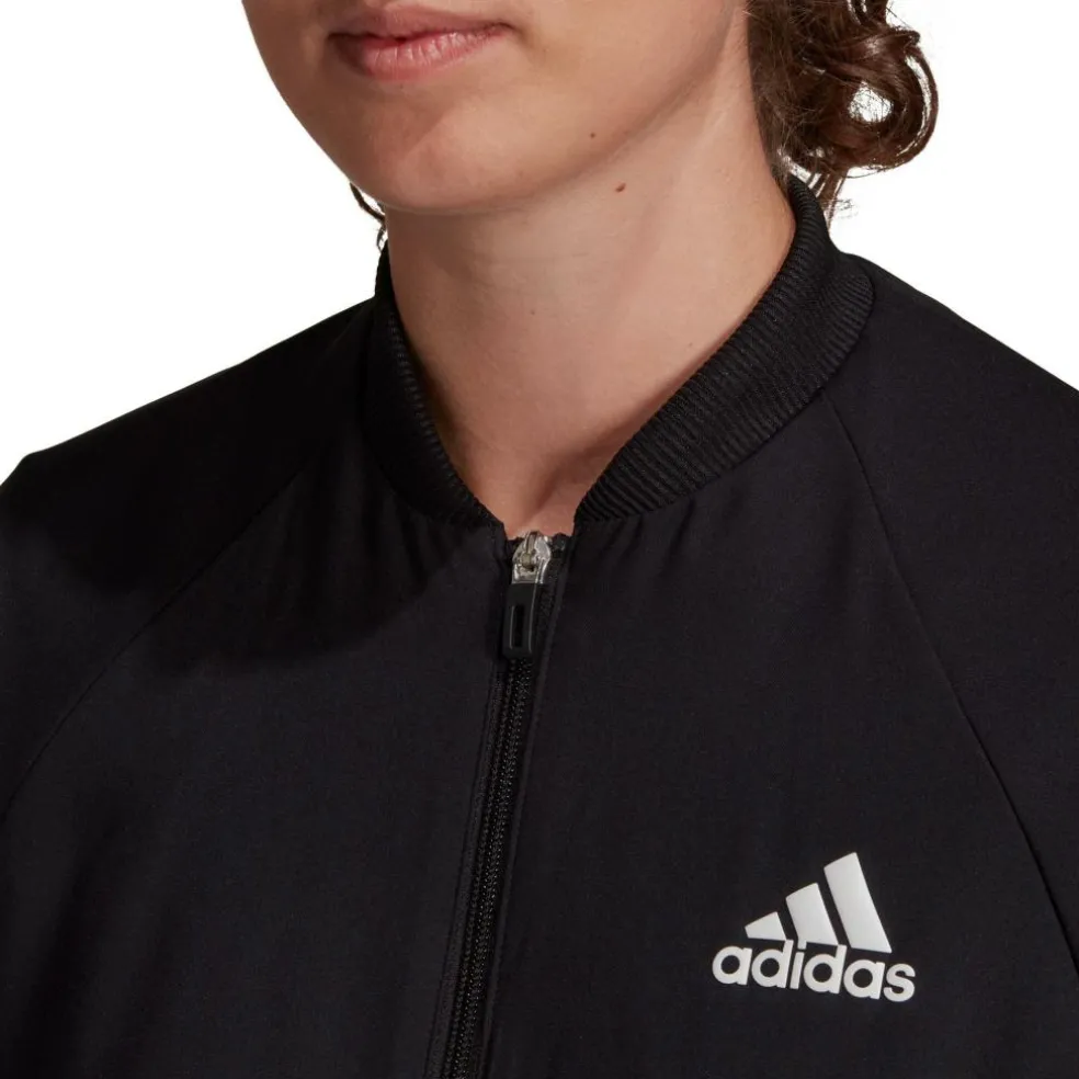 Adidas Melbourne trainingsjack dames black white
