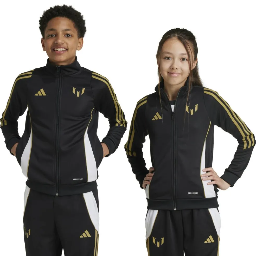 Adidas Messi trainingsjack junior black gold