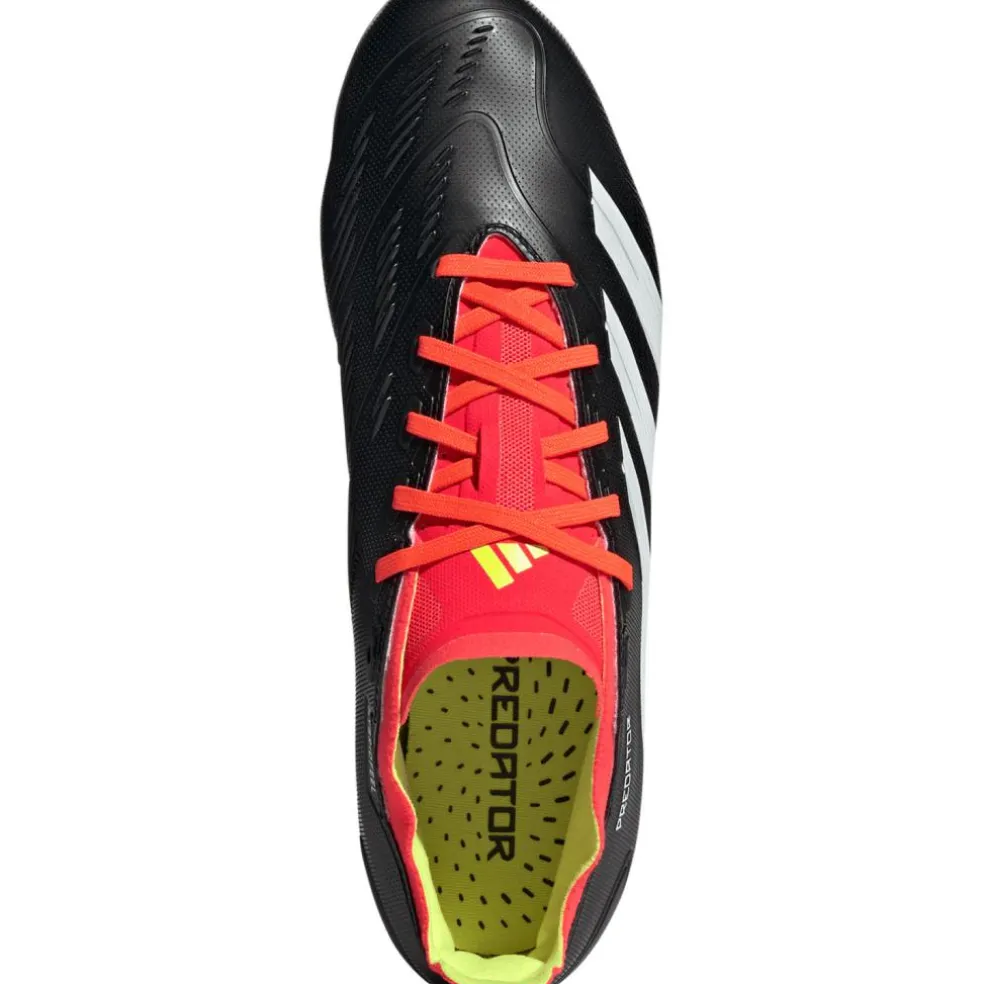 Adidas Predator 24 League MG voetbalschoenen heren core black cloud white solid red