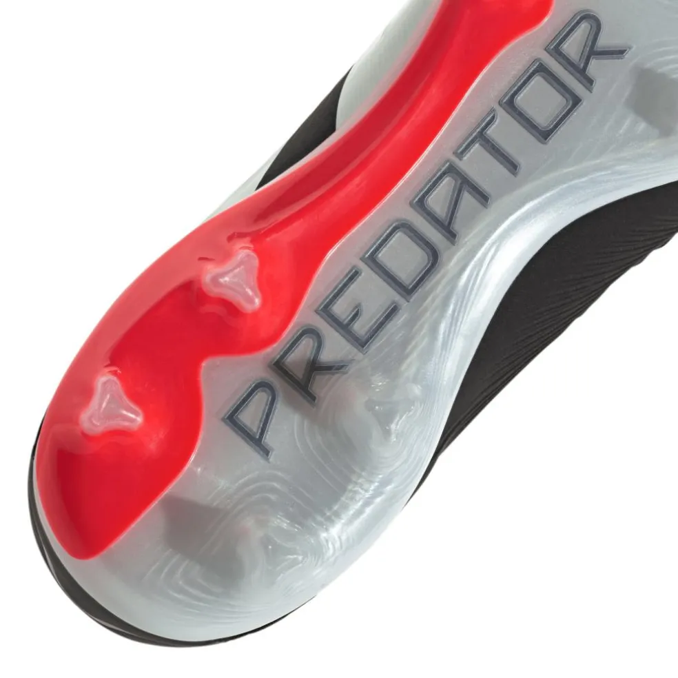 Adidas Predator 24 Pro FG voetbalschoenen heren core black cloud white solid red