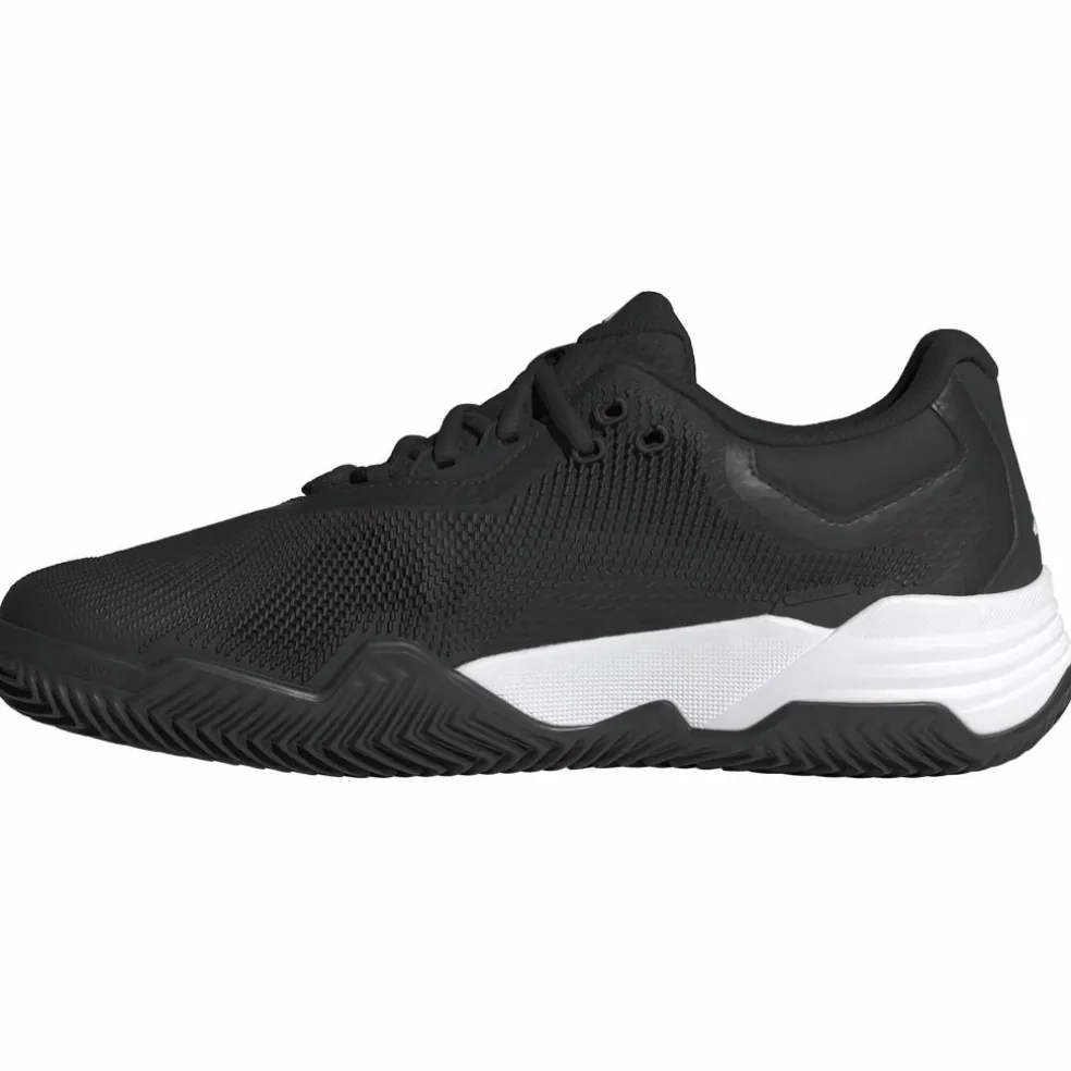 Adidas Solematch Control 2 Clay tennisschoenen heren core black zero metallic cloud white