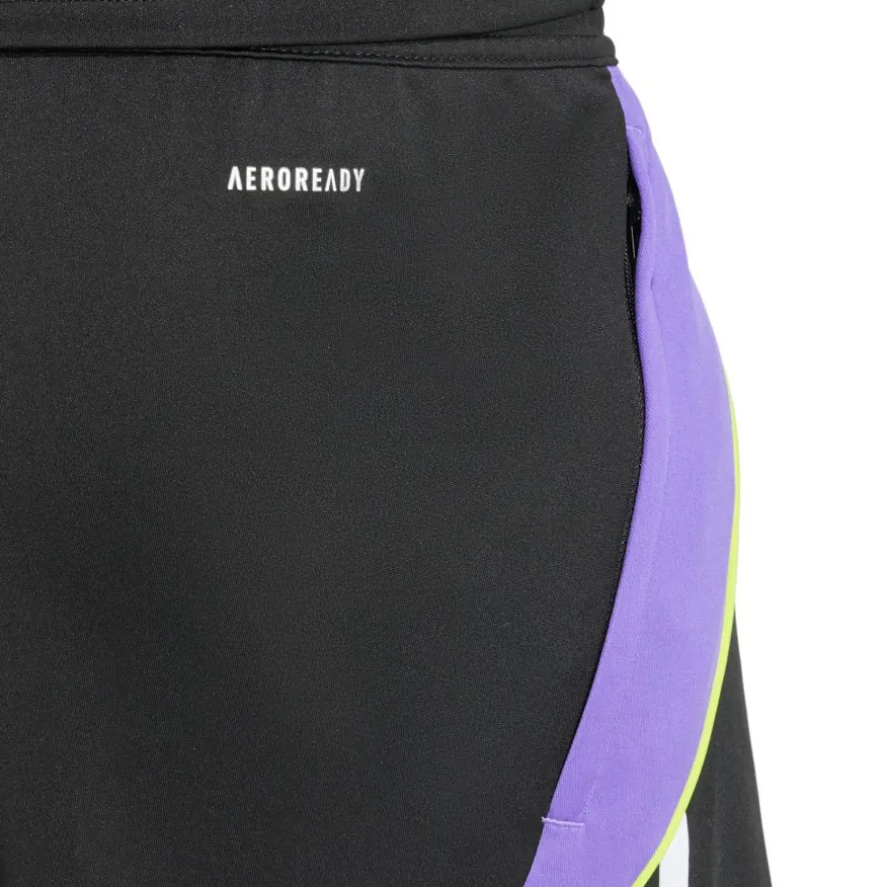 Adidas Tiro 24 voetbalbroekje heren black purple rush