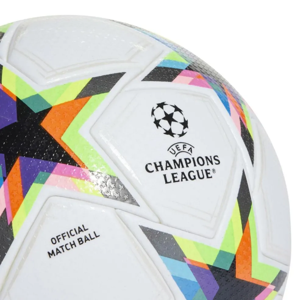 Adidas UCL Pro Void voetbal white silver metallic bright cyan pantone