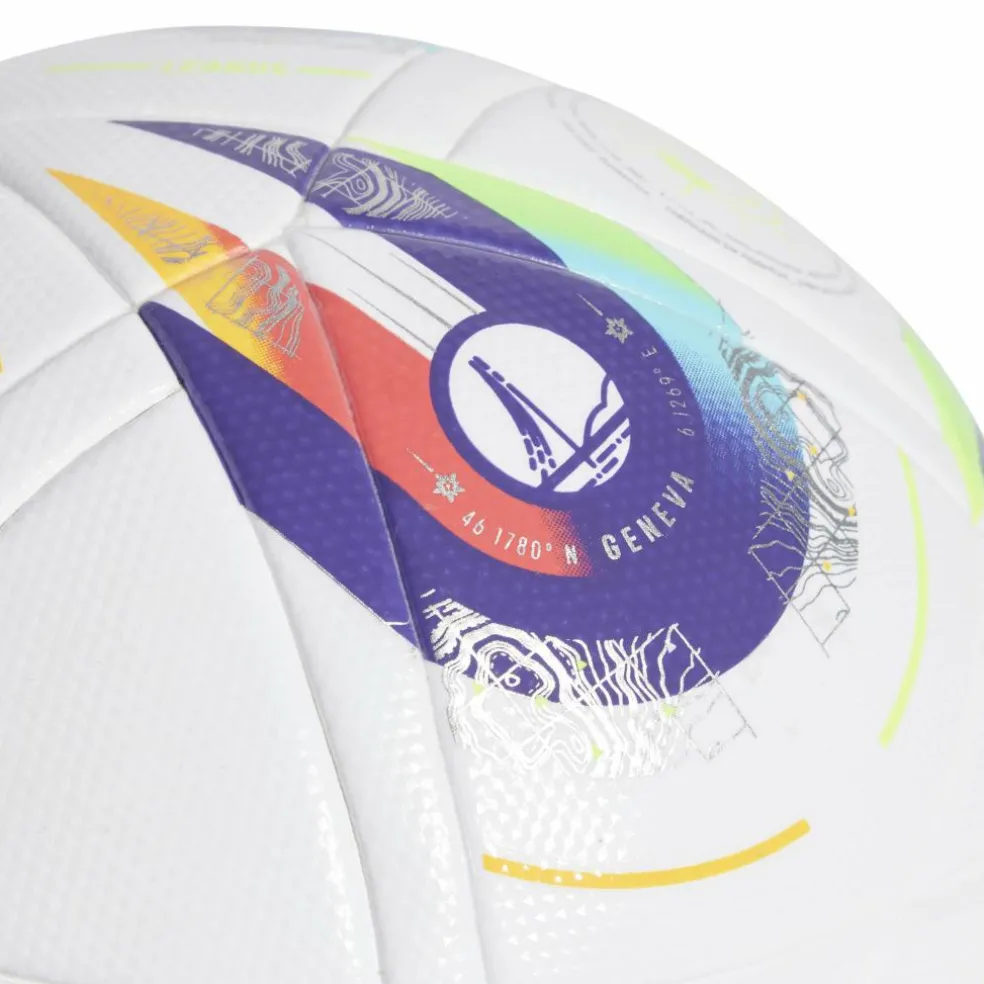 Adidas Women's Euro25 LGE voetbal white pantone lucid lemon