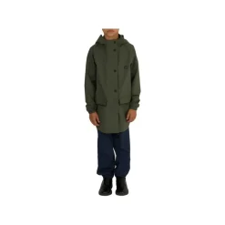 Agu Go Kids Parka Essential regenjas junior army green - 122 - 128