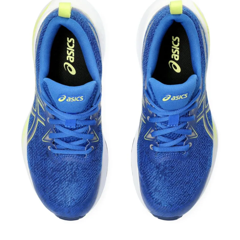Asics Gel-Cumulus 25 GS hardloopschoenen junior illusion blue glow yellow