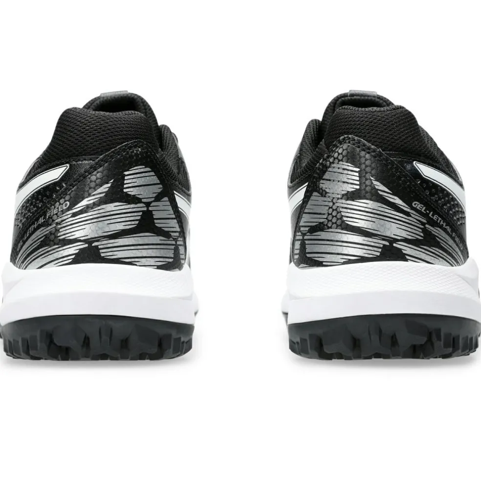Asics GEL-LETHAL FIELD 2 hockeyschoenen heren black white