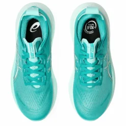 Asics Gel-Nimbus 27 hardloopschoenen dames wave teal illuminate mint