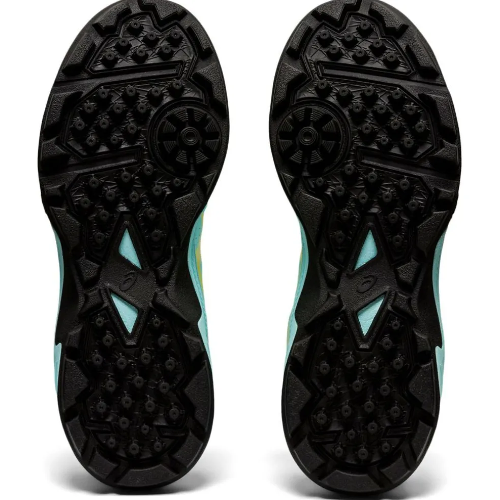 Asics Gel-Peake hockeyschoenen dames clear blue glow yellow