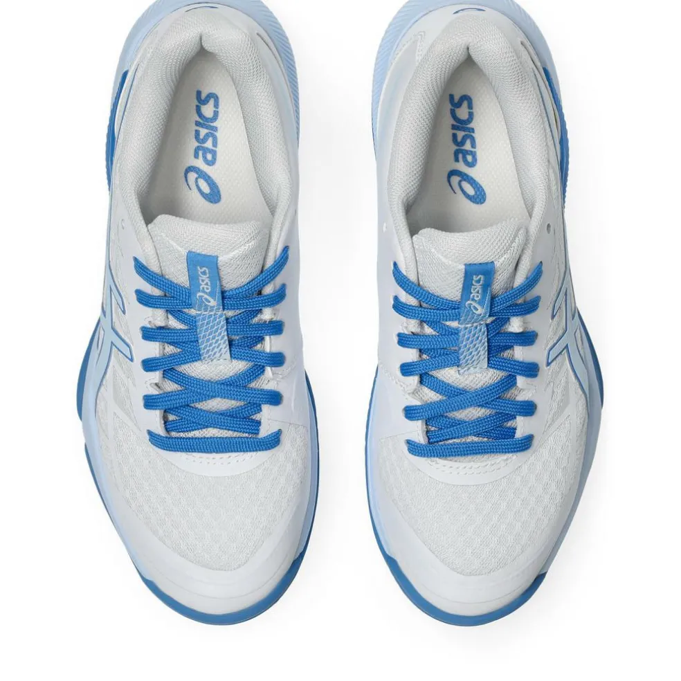 Asics Gel-Tactic 12 indoorschoenen dames white light blue
