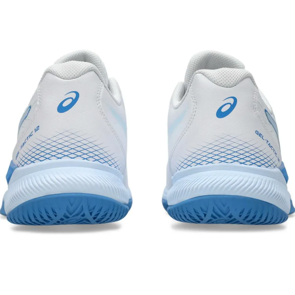 Asics Gel-Tactic 12 indoorschoenen dames white light blue