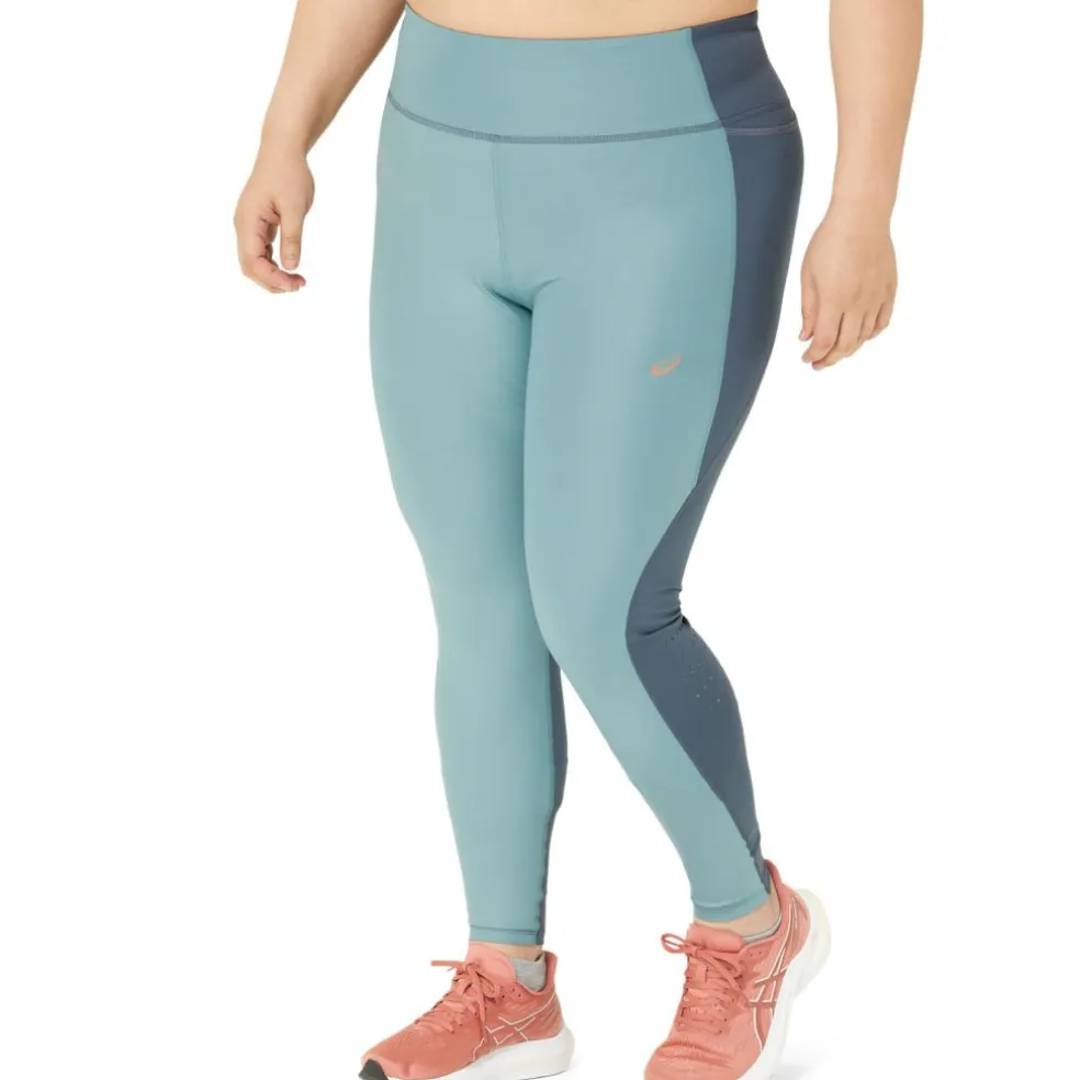 Asics Nagino hardloopbroek dames foggy teal tarmac