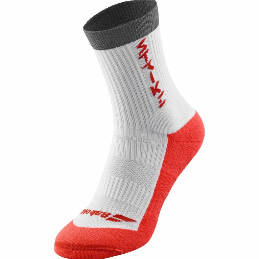 Babolat Pro 360 tennissokken heren wit rood