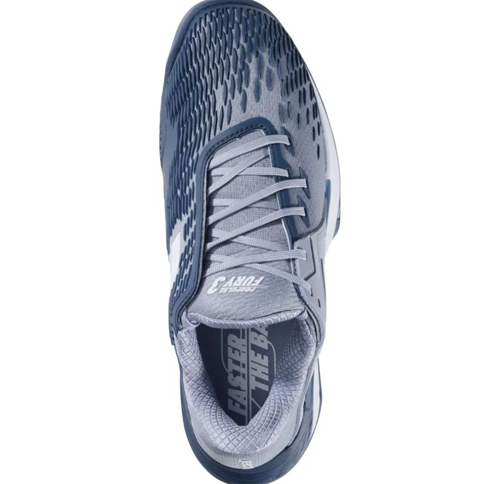 Babolat Propulse Fury 3 Clay tennisschoenen heren grey white