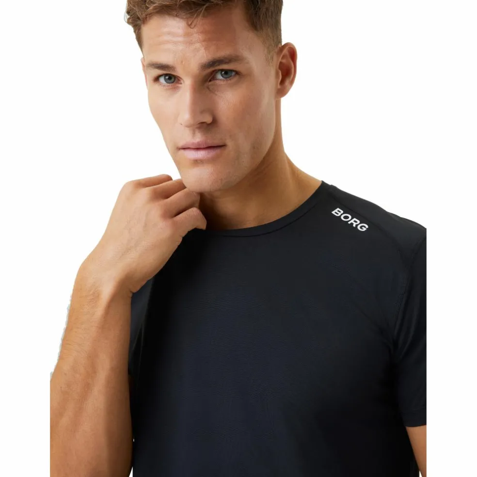 Björn Borg Borg Athletic shirt heren black beauty