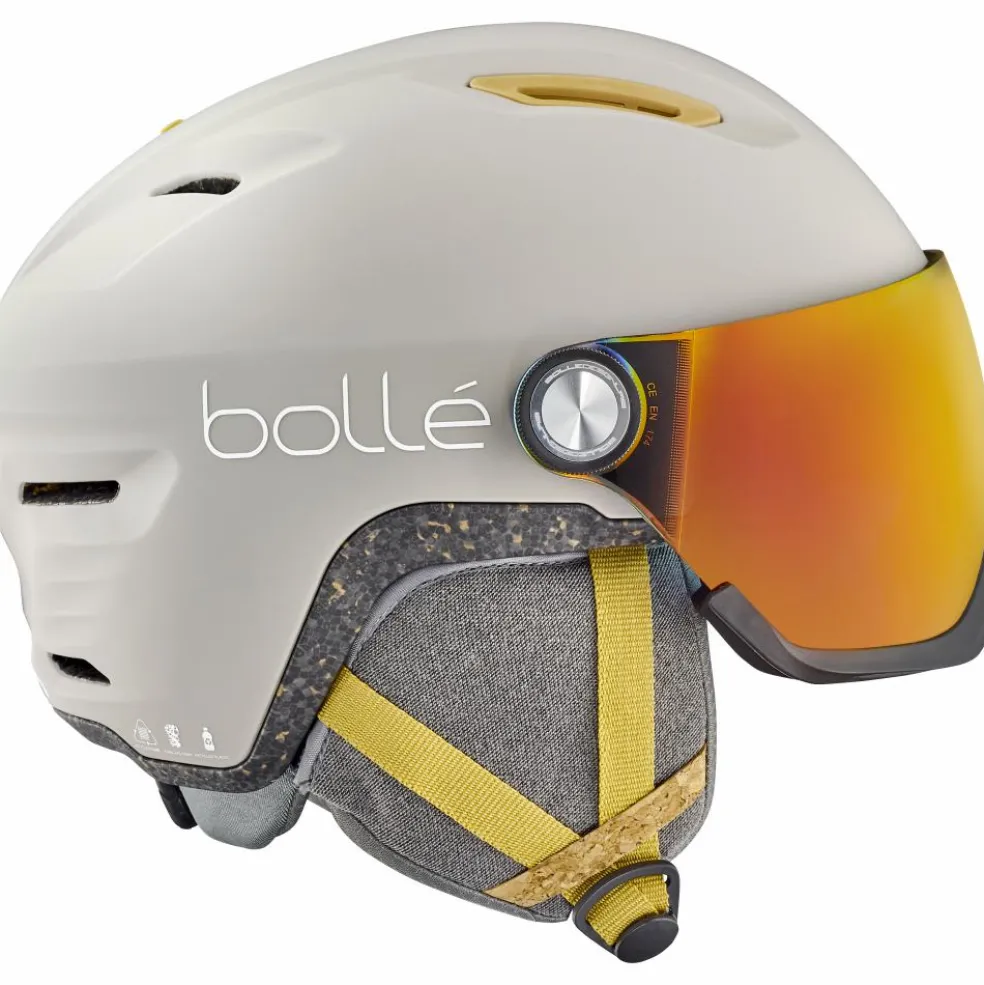 Bollé ECO V-ATMOS skihelm oatmeal matte - 52 - 55 cm