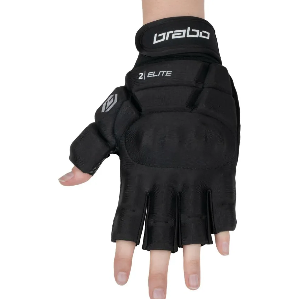 Brabo Elite Pro Player hockeyhandschoen black