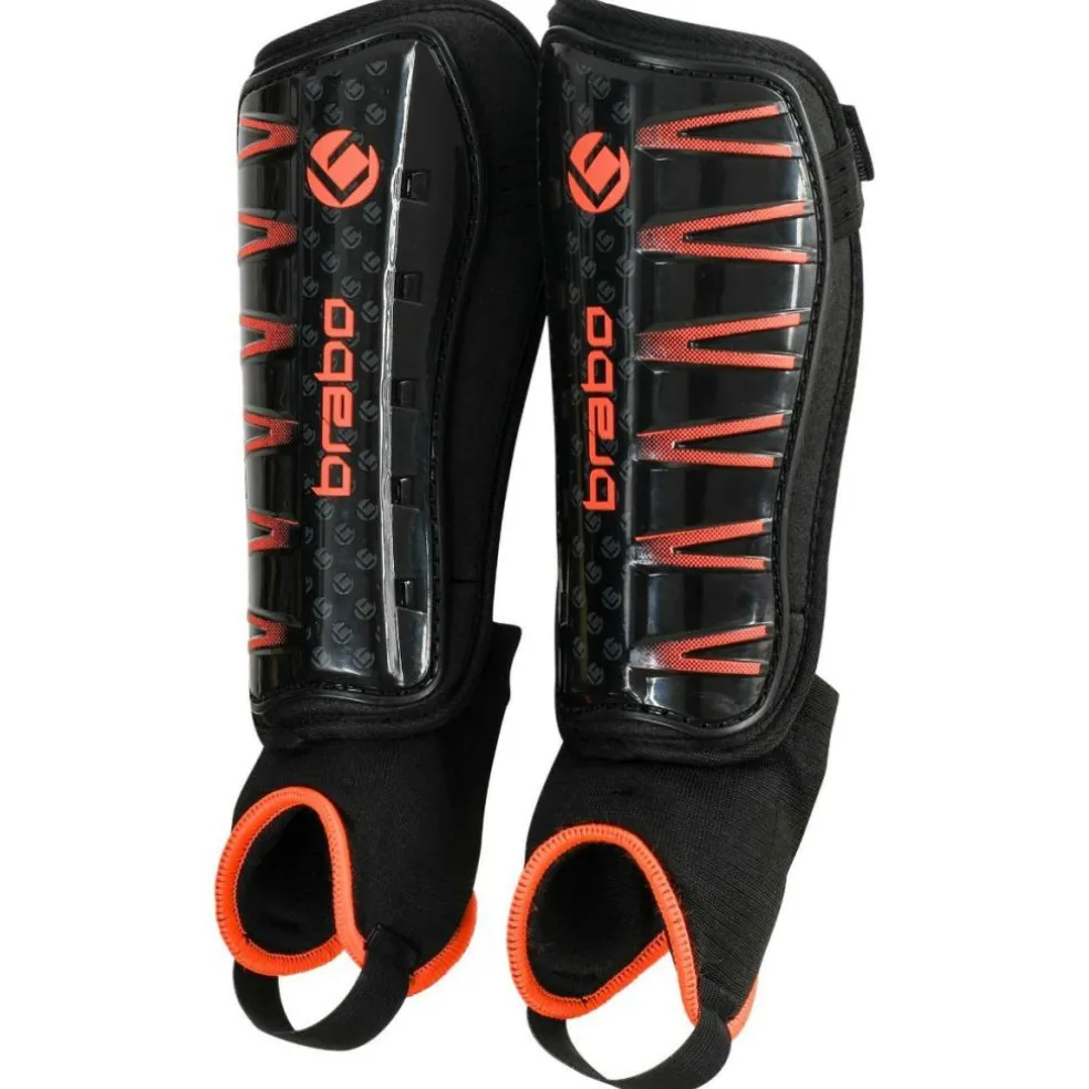 Brabo F4 scheenbeschermers black orange