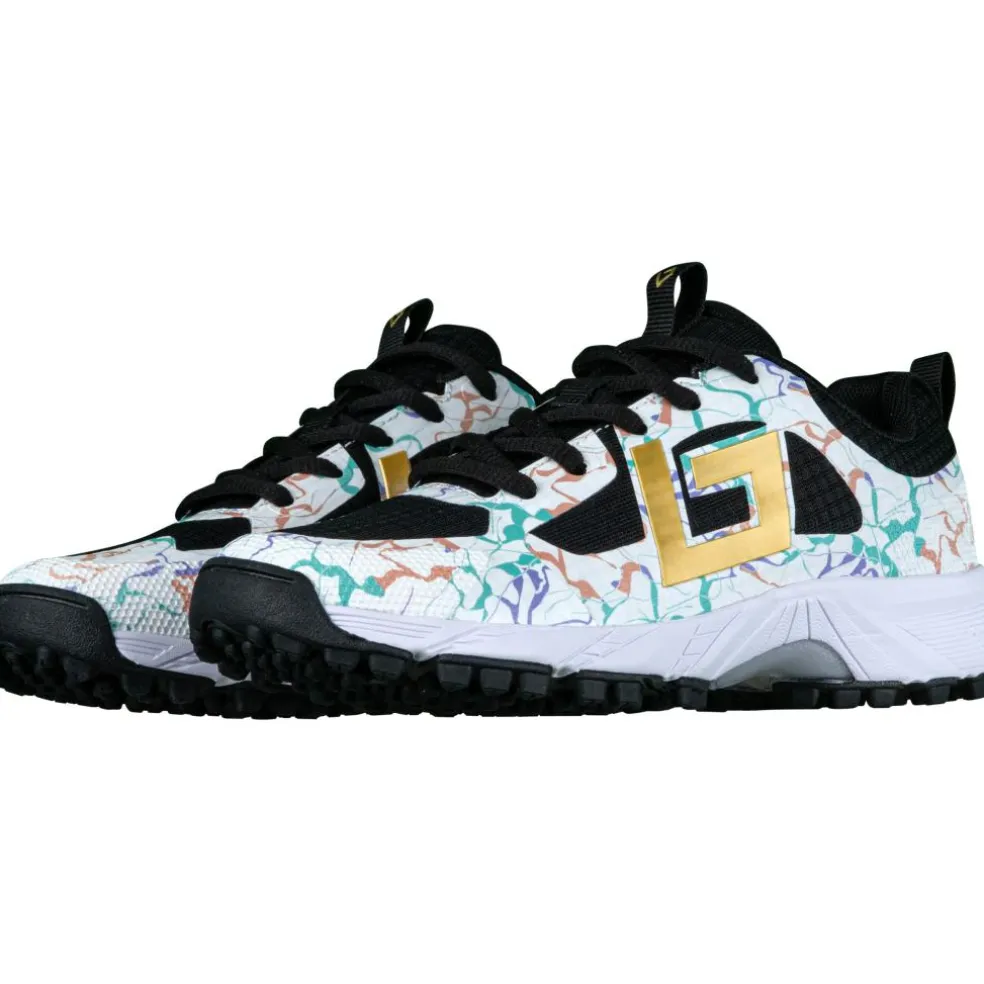 Brabo Tribute hockeyschoenen junior marble black