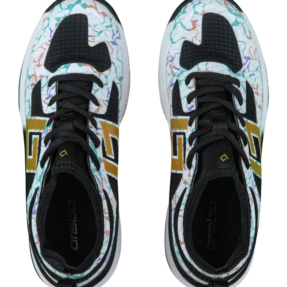 Brabo Tribute hockeyschoenen junior marble black