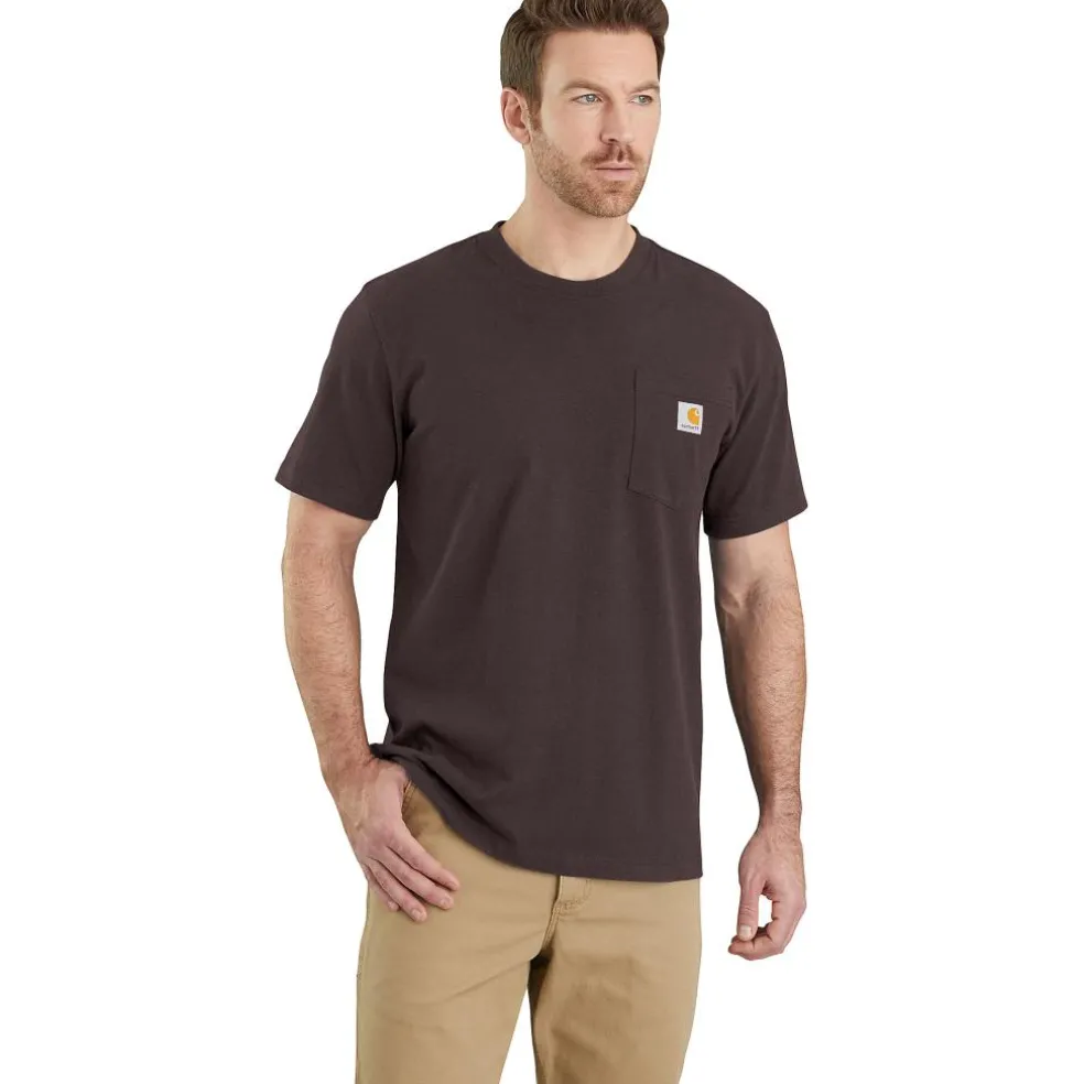 Carhartt Pocket shirt heren dark sepia