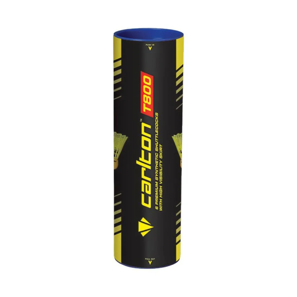 Carlton T800 badmintonshuttles geel