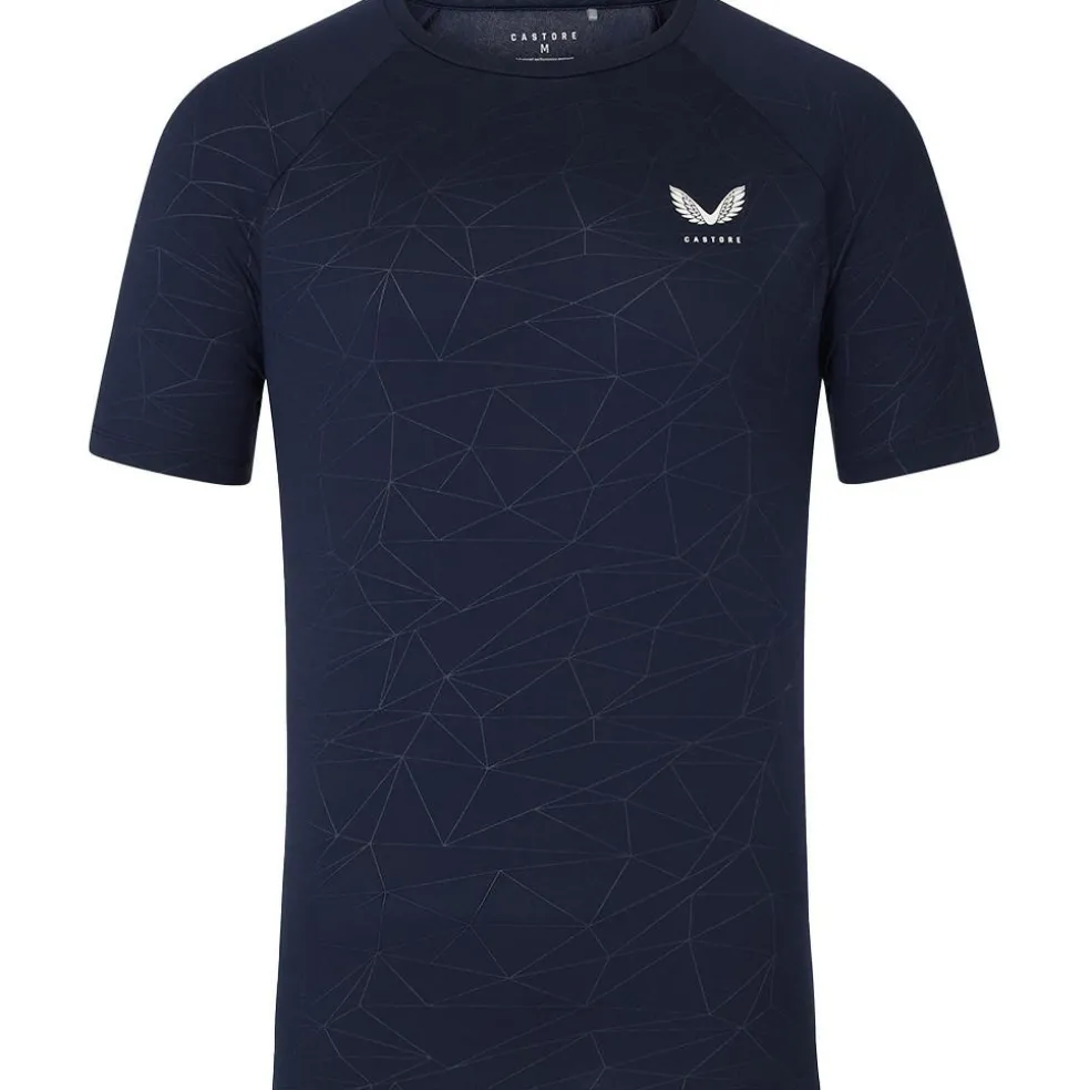 Castore Adapt shirt heren midnight navy white