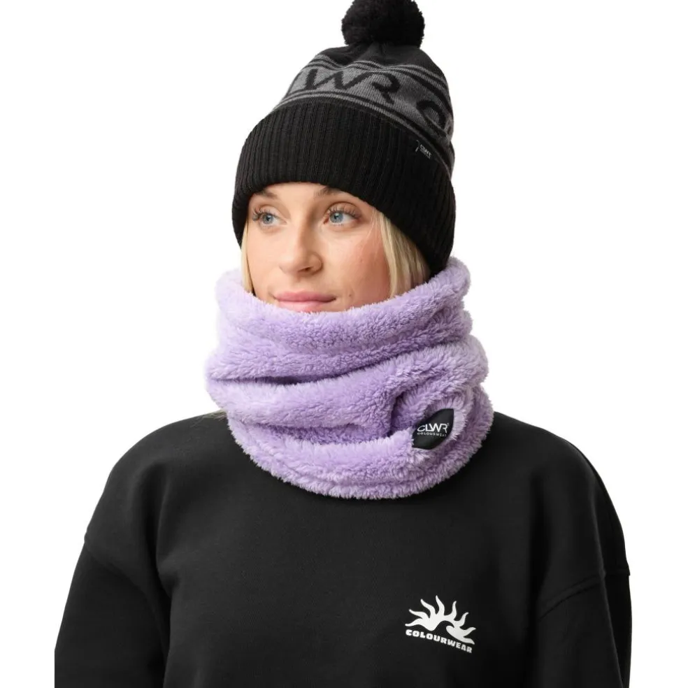 ColourWear Fluffy Tube col purple