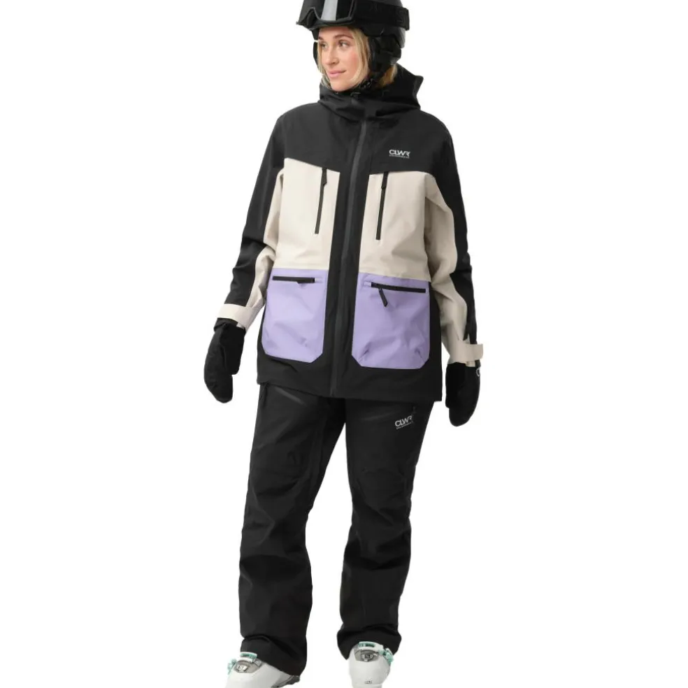 ColourWear Transfer winterjas dames black