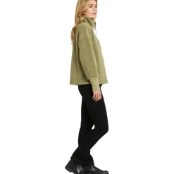 Didriksons Mella vest dames olive green