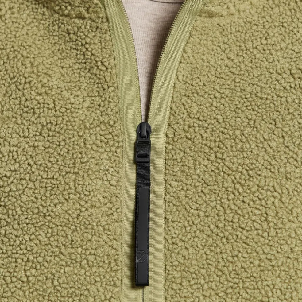Didriksons Mella vest dames olive green