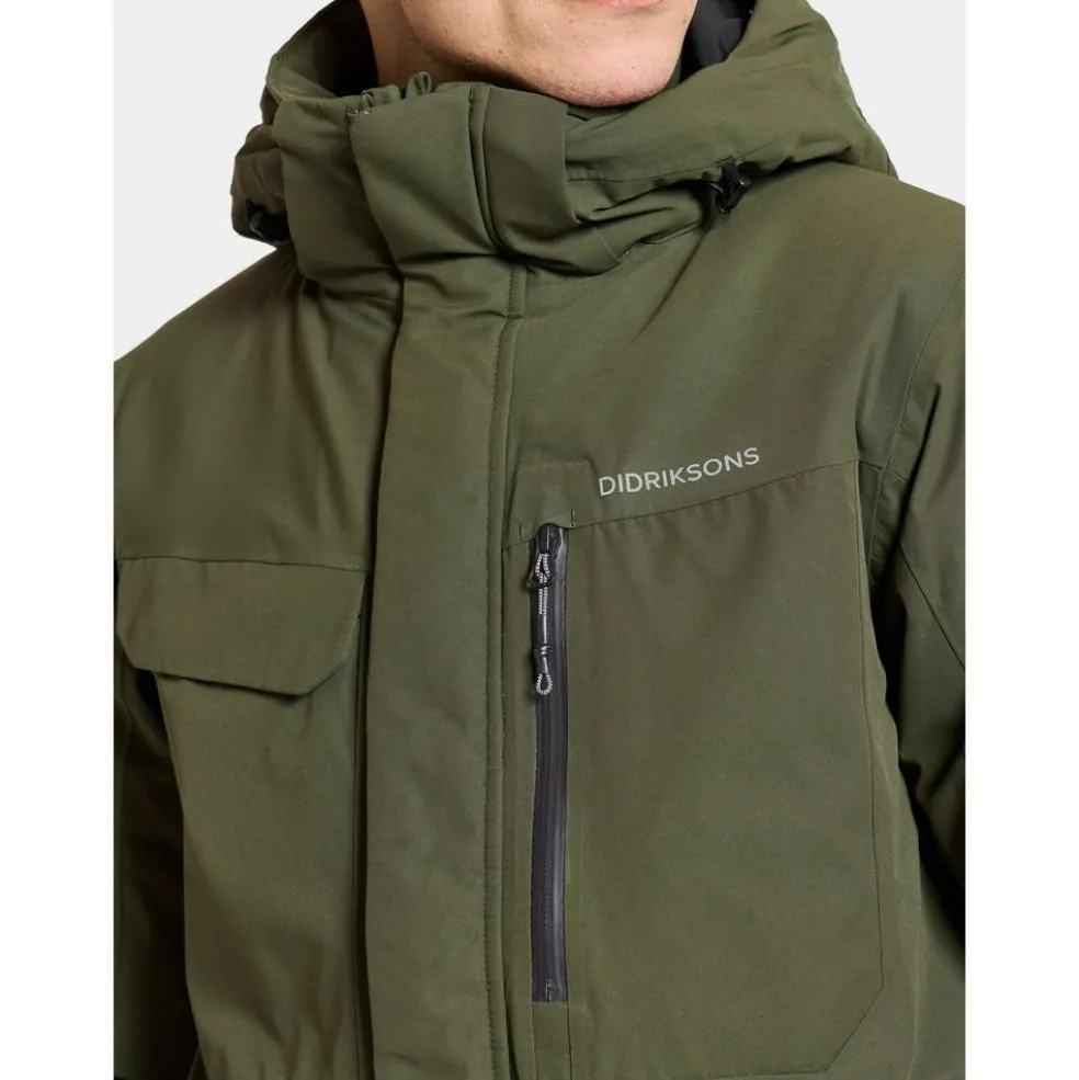 Didriksons Stefan USX outdoor jack heren deep green