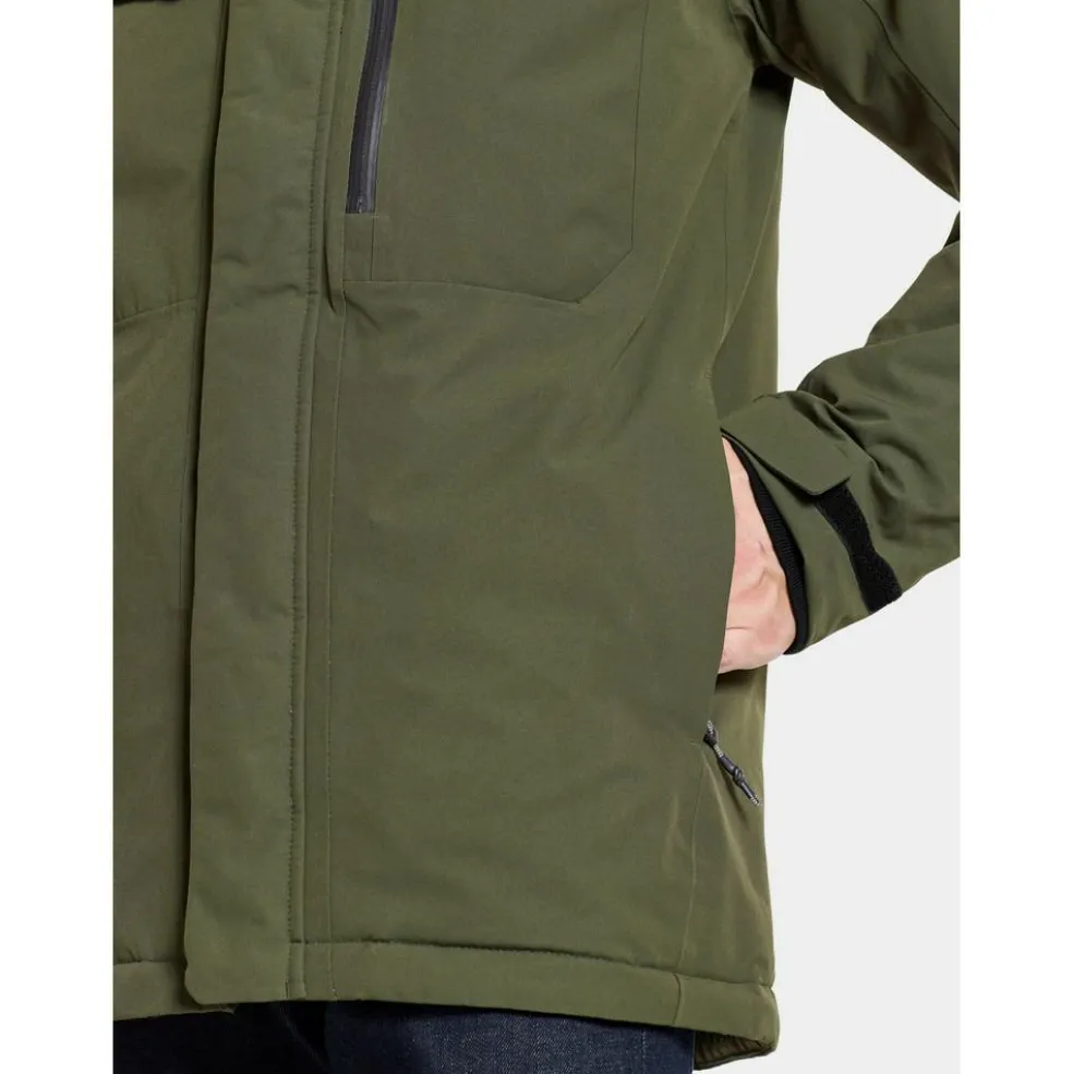 Didriksons Stefan USX outdoor jack heren deep green