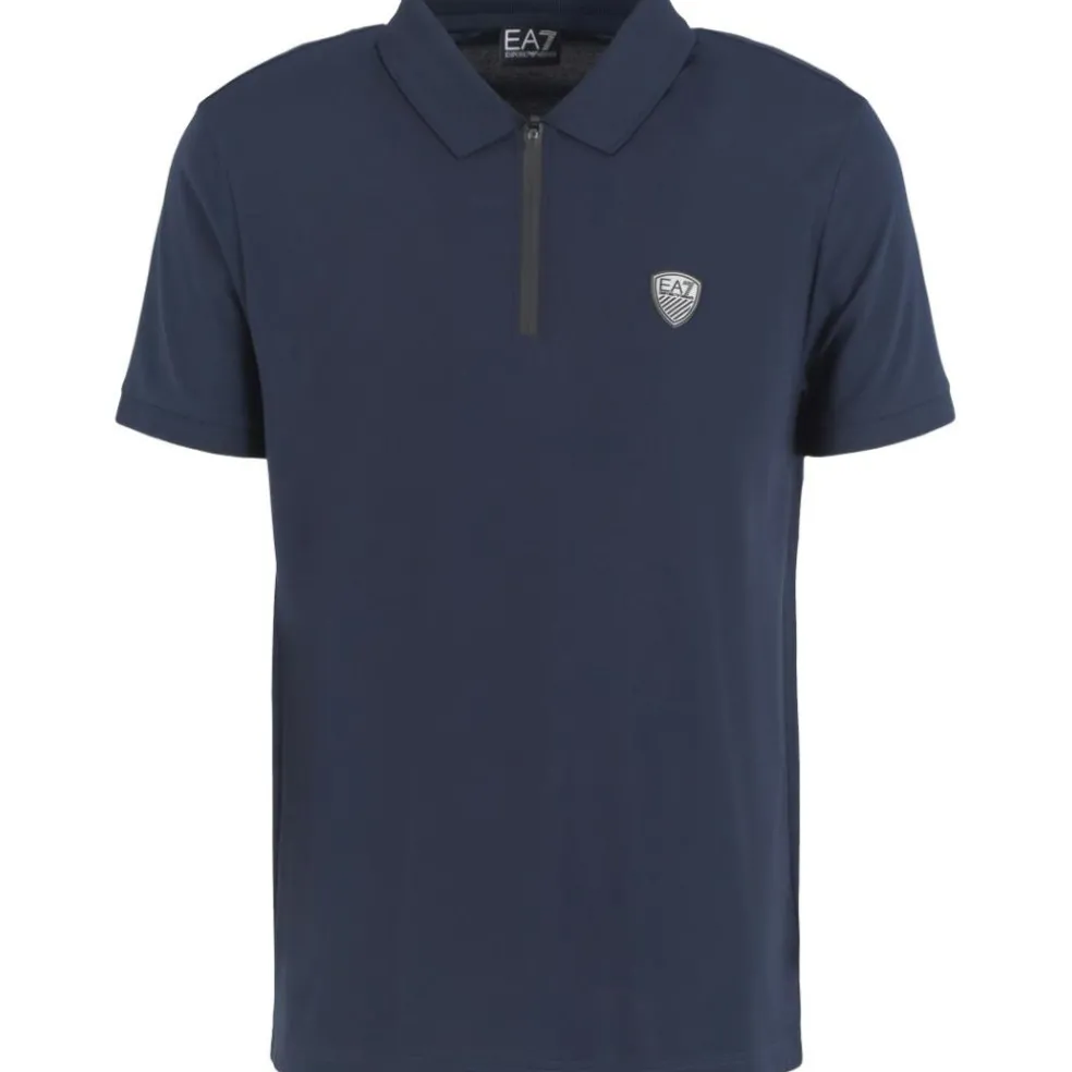 EA7 Train Premium Shield polo heren blue