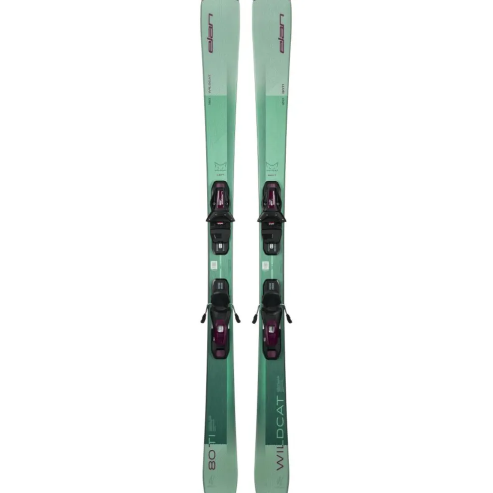 Elan Wildcat 80 Ti 25 - 26 ski's met EL 9.0 GW Shift binding