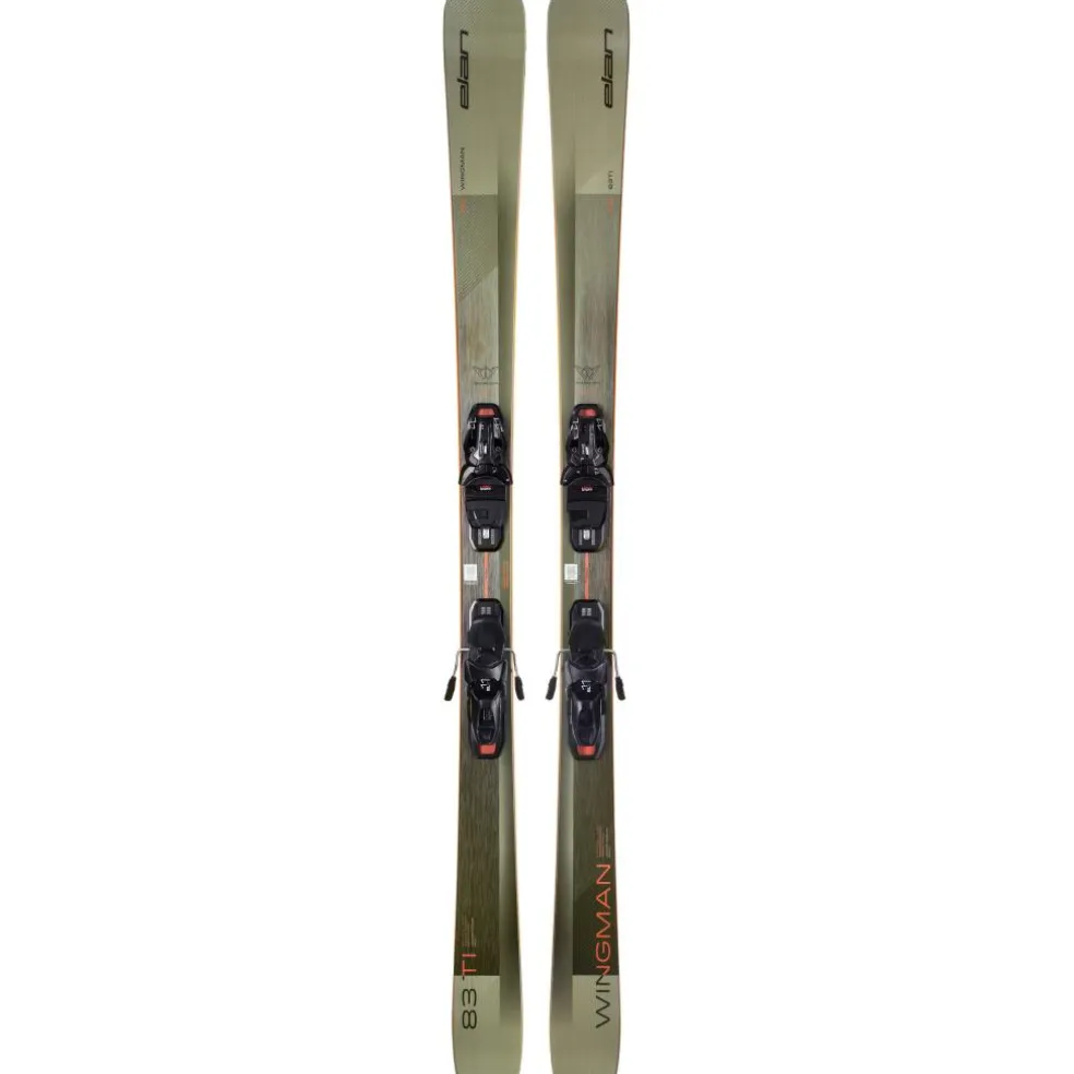 Elan Wingman 83 Ti 25 - 26 ski's met ELX 11.0 GW Shift binding