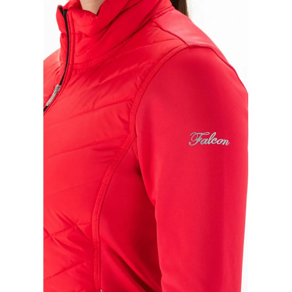 Falcon Laura trainingsjack dames rood