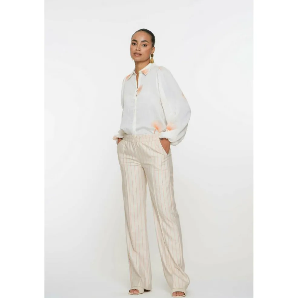 Geisha pantalon dames sand orange