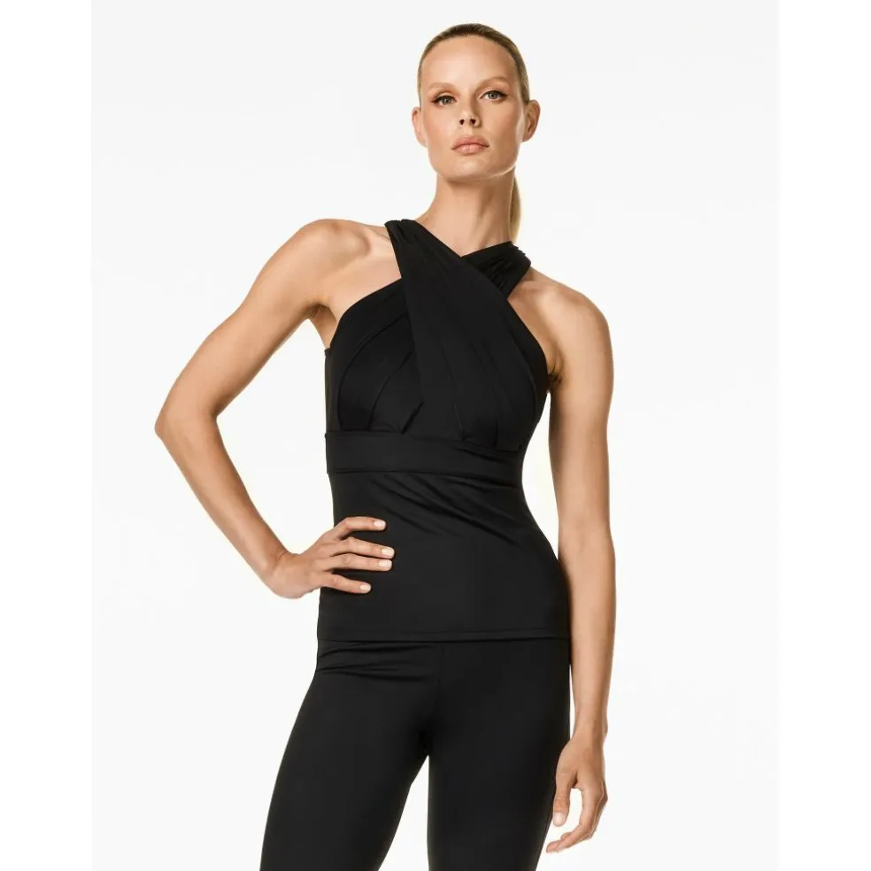 Goldbergh Art tanktop dames black
