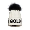 Goldbergh Hodd muts dames white black