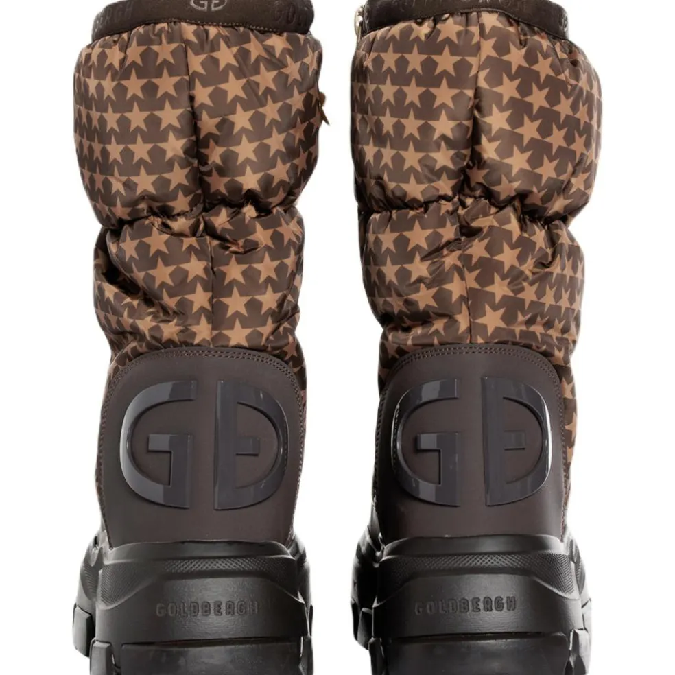 Goldbergh Power Puffy snowboots dames dark brown