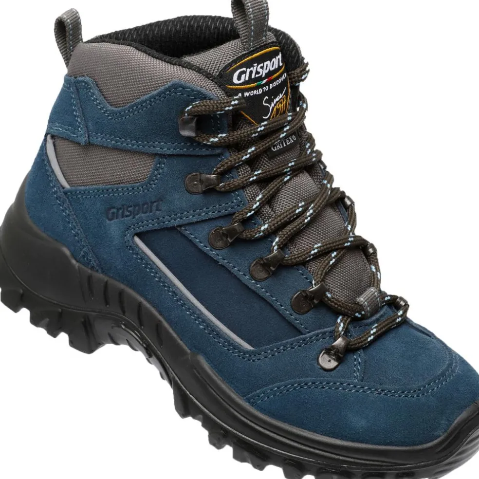 Grisport Rocky Mid wandelschoenen junior blauw