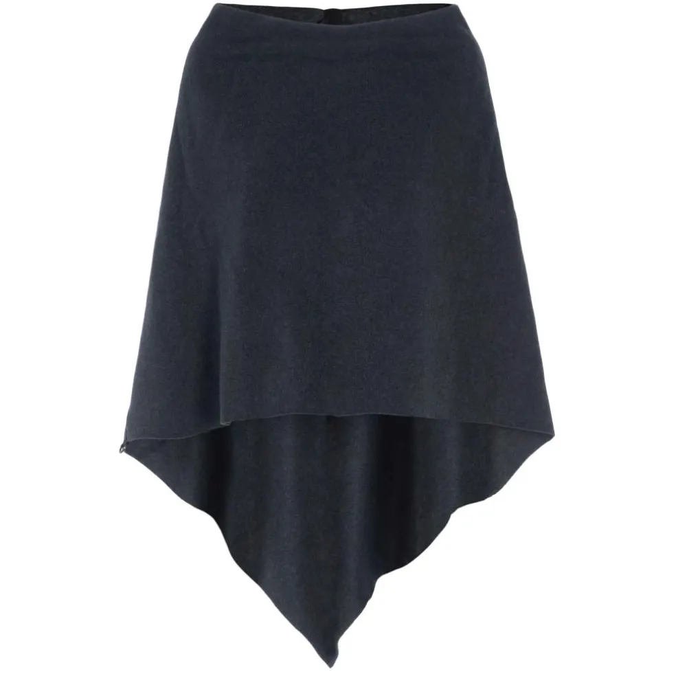 Henriette Steffensen poncho dames soft black