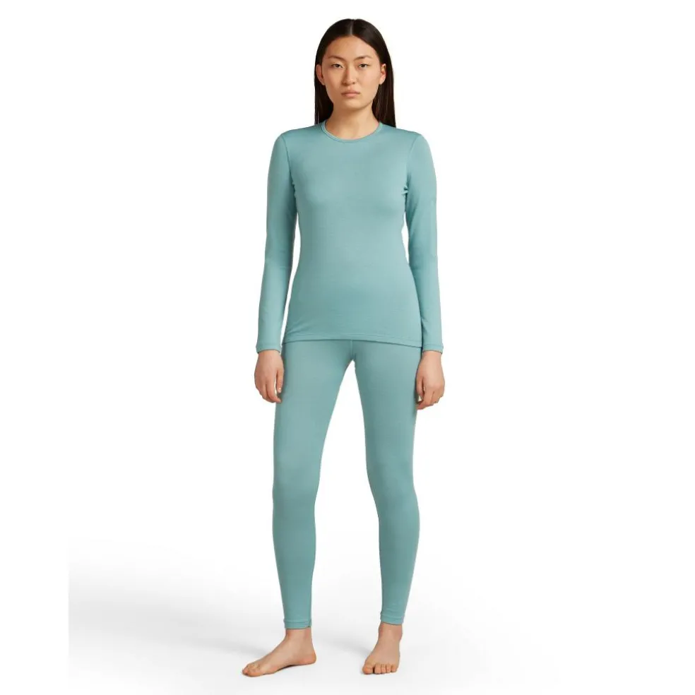 Icebreaker 260 Tech LS Crewe thermoshirt dames hydro