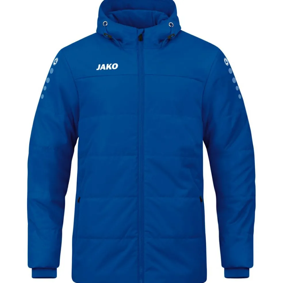JAKO Team coach jas met capuchon royal