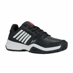 K-Swiss Court Express HB tennisschoenen heren stretch limo white high risk red